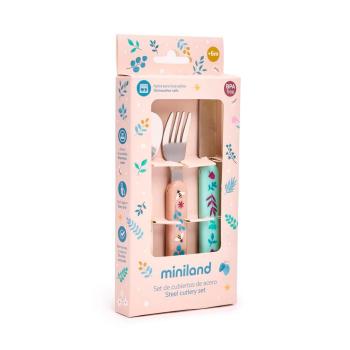 Комплект детски прибори за хранене Miniland Dreamland