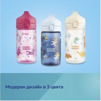 Шише Canpol babies Junior- 400мл., 2,5г+, розово