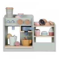 Дървен Кафе Кът със Сладкиши и Аксесоари FSC Little Dutch