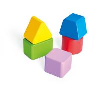 Дървен пъзел с форми за сортиране, Hape, 11 части