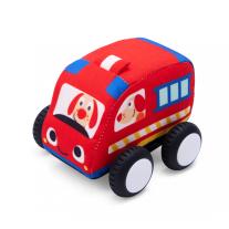 Комплект пулбек плюшени колички, Hape, 4 бр