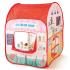 Палатка за игра, Hape, Магазин за сладоледи и бургери, 116.3 x 122.5 x 92.5 см