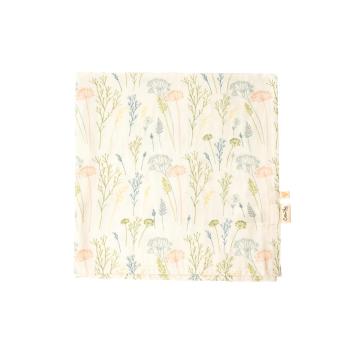 Бебешка памучна пелена Cotton Hug - Билки, 120 х 120 cm