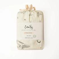 Чаршаф с ластик Cotton Hug - Океан, 60 х 120 cm