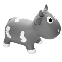 Играчка за скачане "Кравичката Бела" Сива с бяло KidZZfarm