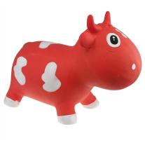 Играчка за скачане "Кравичката Бела" Червена с бяло KidZZfarm
