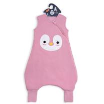 Спален чувал с крачета от органичен памук BabyBliss - BlissJump "Penguin Pink" 6-18м. 2.5 тог 