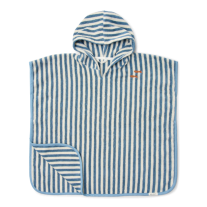 Детско Плажно Пончо Little Dutch Ocean Sea Life Blue