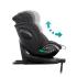 Стол за кола BABYAUTO I-SIZE SCUDDA 360° ISOFIX GREY DOBBY