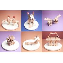 Дървен Сензорен Конструктор BAVVIC Family Set