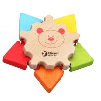 Дървена играчка цвете с огледало Classic World