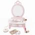 Дървена розова тоалетка за деца Classic World