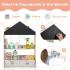 Детска дървена етажерка за книжки и играчки, 3в1, Costway