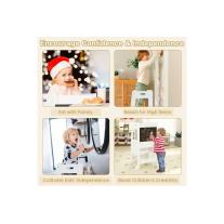 Обучителна монтесори кула Costway 2в1, бяла