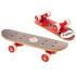 Детски мини скейтборд D'Arpeje FUNBEE Червен