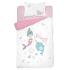 Detexpol Спален двулицев комплект за бебешко креватче (2 части) Нарвал