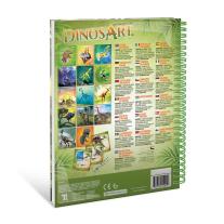 DinosArt, Творческа книга, рисуване със стикери, Динозаври