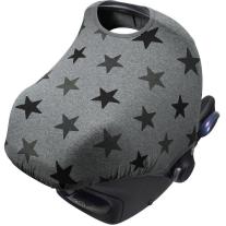 Dooky Сенник с UV защита за седалка за кола 0+ Grey Stars