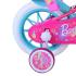 Велосипед с помощни колела E&L Company Barbie 12 инча