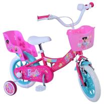 Велосипед с помощни колела E&L Company Barbie 12 инча