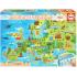 Educa Детски пъзел - Карта на Европа