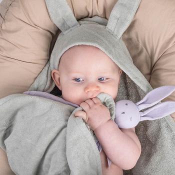 Бебешка Хавлия с Качулка Elodie, Mineral Green