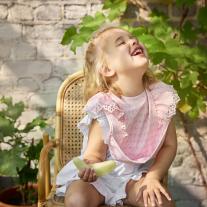 Лигавник Elodie, Embroidery Anglaise Pink