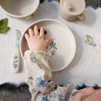 Силиконов Сет за Хранене с Вакуумно Дъно Elodie, Bunny Darling