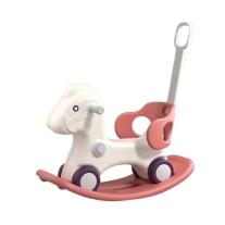 Детско люлеещо конче 3 в 1 с родителски контрол Feelkids розово