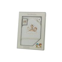Хавлия GAMBERRITOS 100х100 см., Животни бежов кант