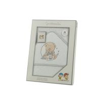 Хавлия GAMBERRITOS 100х100 см., Мече сив кант