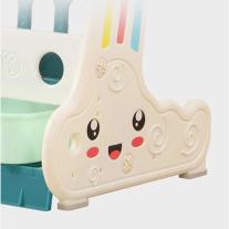 Комбинирана детска етажерка за книги и играчки Feelkids зелена