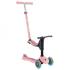 Тротинетка Globber 4 в 1 GO UP Sporty Lights Пастелно розова