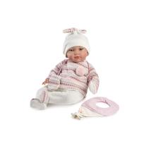 Кукла От Винилова Гума GUCA Яна, Панталон И Вълнен Пуловер, 42 см