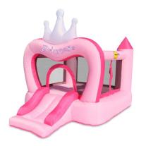 Батут замък HAPPY HOP Princess с пързалка 285x210x220