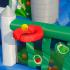 Игрален център къща с пързалка и топки HAPPY HOP 455x330x265