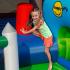 Игрален център къща с пързалка и топки HAPPY HOP 455x330x265