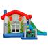 Игрален център къща с пързалка и топки HAPPY HOP 455x330x265