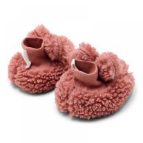 Teddy Пантофки с Ушички Little Dutch Pink Blush 0-3 месеца