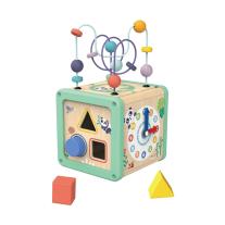 Дървен активен куб Hi Pando Panda