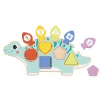 Дървен сортер пъзел Hi Pando Dinosaur