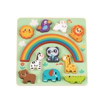 Дървен пъзел и игра за баланс Hi Pando Animals