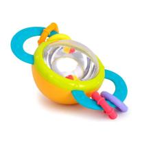 HOLA, Бебешка дрънкалка и гризалка, с цветни топчета и халки