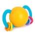 HOLA, Бебешка дрънкалка и гризалка, с цветни топчета и халки