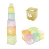 Бебешки комплект за игра, Infantino, Чашки за подреждане и топче