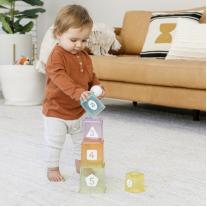 Бебешки комплект за игра, Infantino, Чашки за подреждане и топче