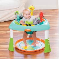 2 в 1 образователна бебешка маса с 360° седалка, Infantino, 75 x 75 x 67.5 см