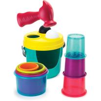 Бебешка играчка, Infantino, B Kids, Чашки за подреждане, Жираф