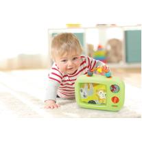 Интерактивна играчка, Infantino, Музикален телевизор, Зелен