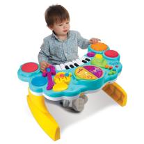 Интерактивна играчка, Infantino, B Kids, 10 в 1 Музикален център, Син